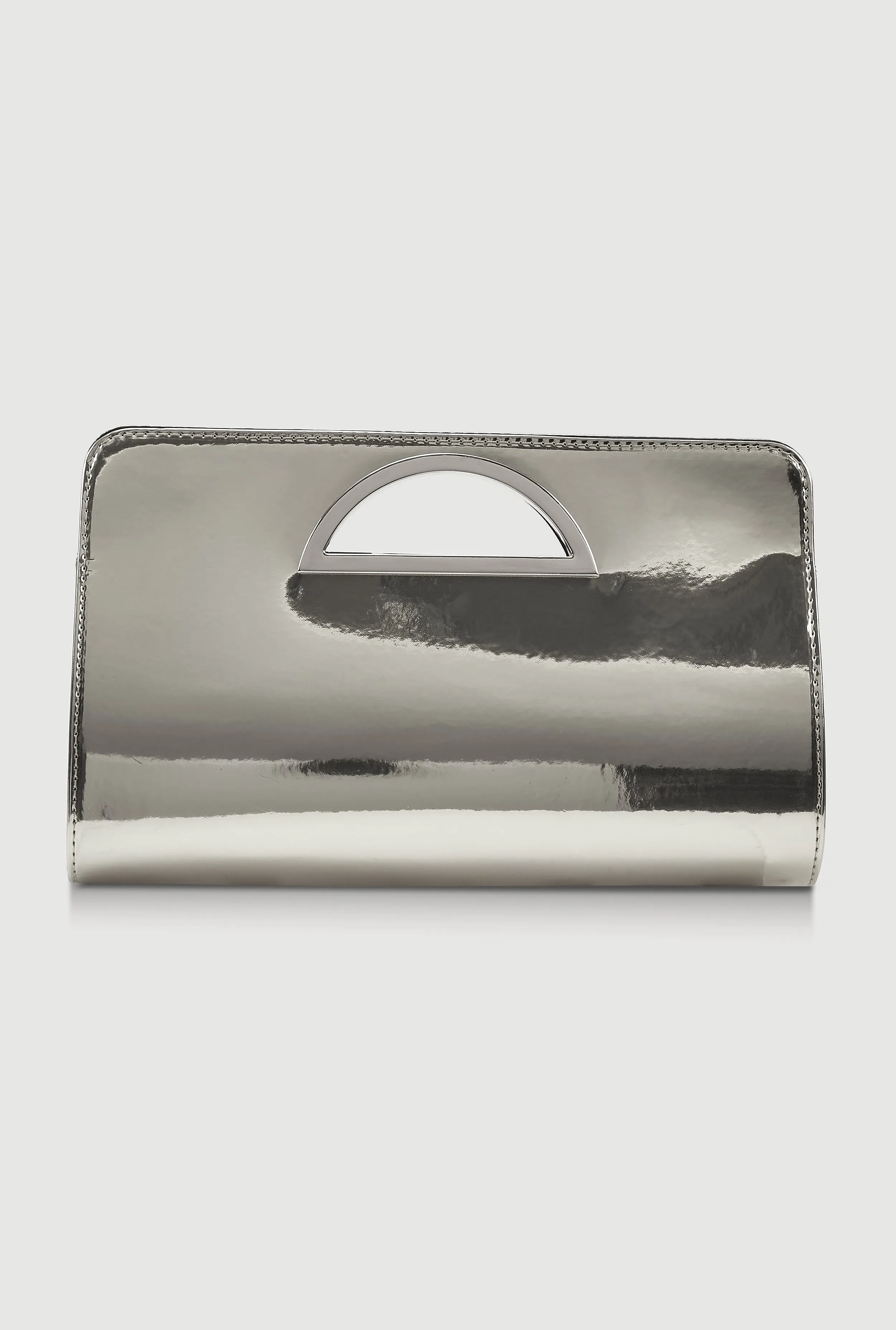 Cut Out Handle Clutch Bag sold by Rainbow