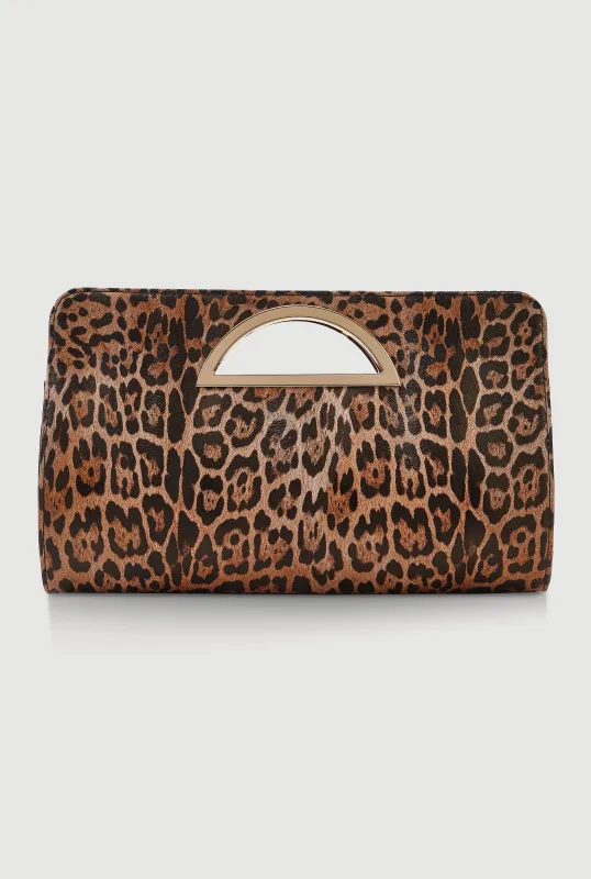 Cut Out Handle Clutch Bag sold by Rainbow