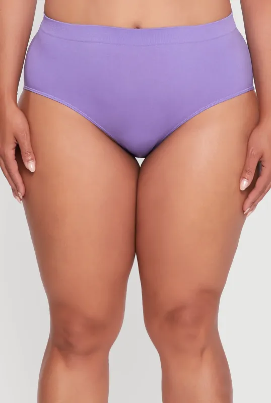 Plus Size Seamless Hipster Panty sold by Rainbow