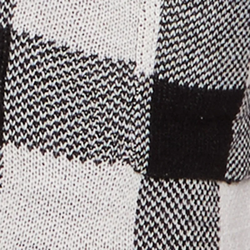 Plus Size Printed Distressed Hem Open Front Long Cardigan sold by Rainbow product image thumbnail 4