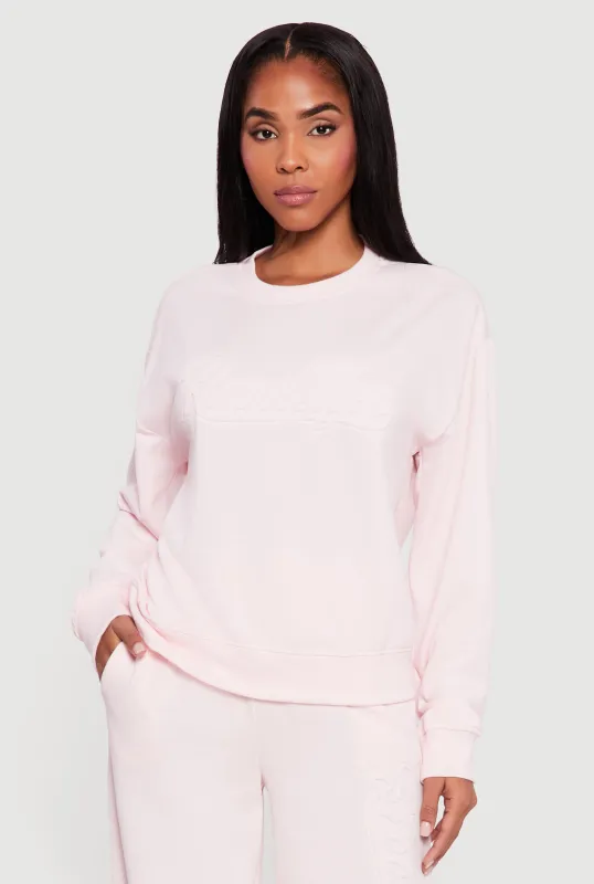 Brooklyn Embossed Pullover Sweatshirt sold by Rainbow