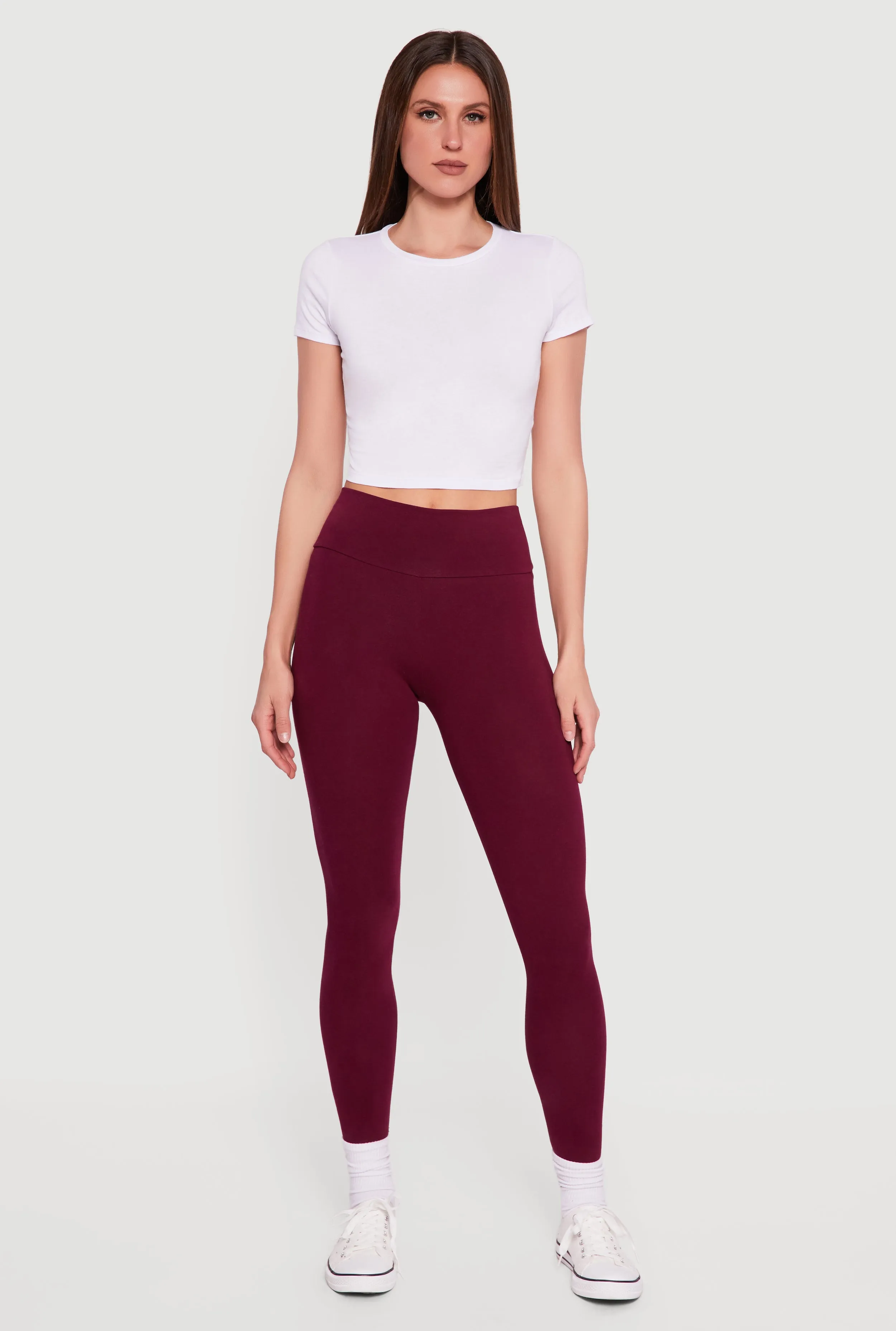 Basic High Waisted Leggings sold by Rainbow