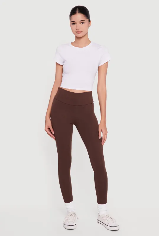 Basic High Waisted Leggings sold by Rainbow