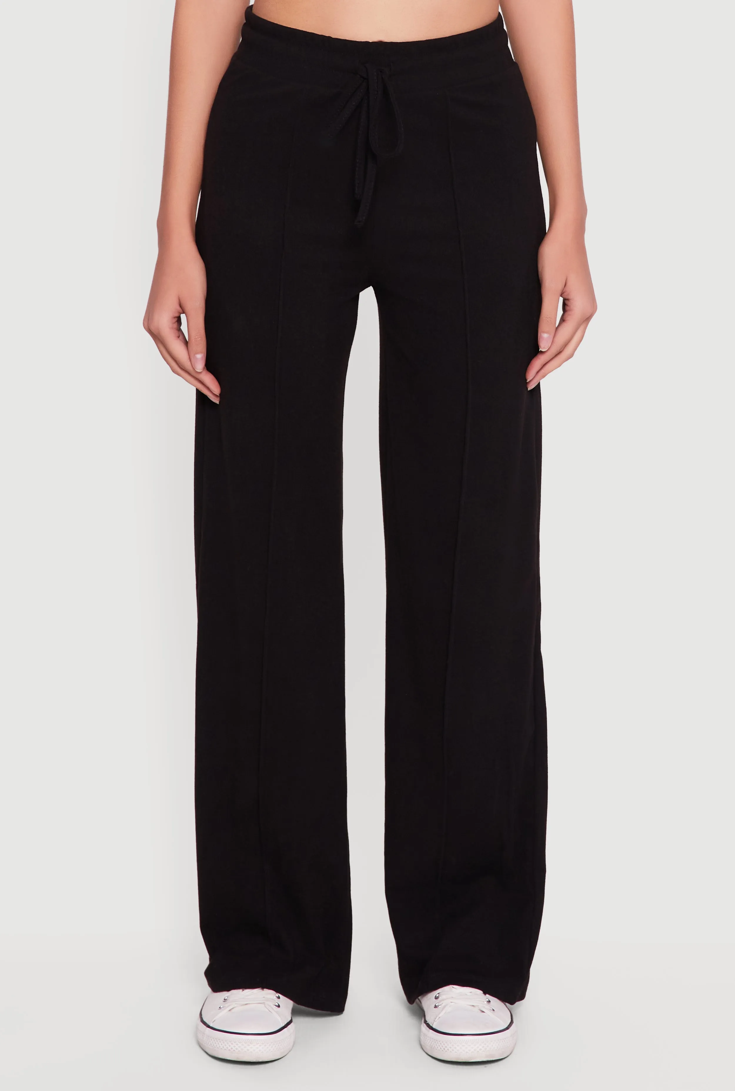 Pintuck Drawstring Waist Straight Leg Pants sold by Rainbow product image thumbnail 5