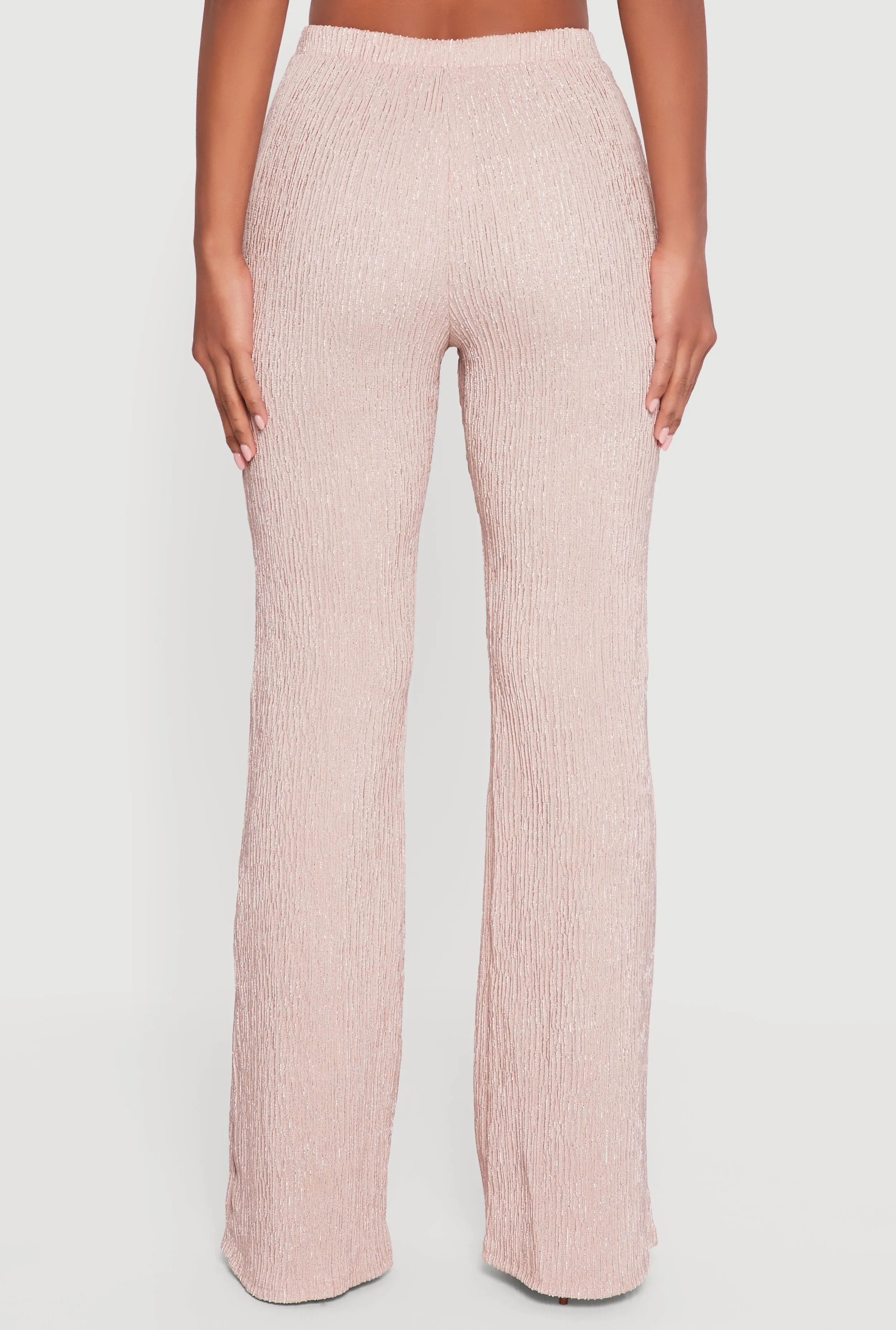 Textured Knit Pull On Straight Leg Pants sold by Rainbow product image thumbnail 5