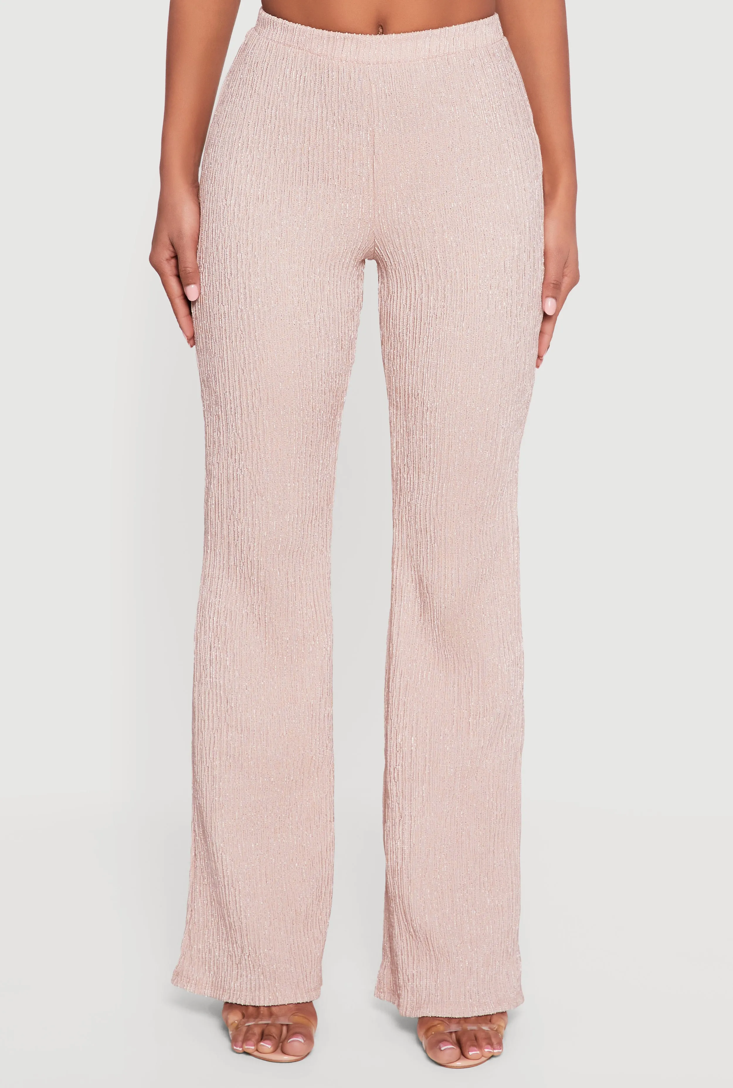 Textured Knit Pull On Straight Leg Pants sold by Rainbow product image thumbnail 3