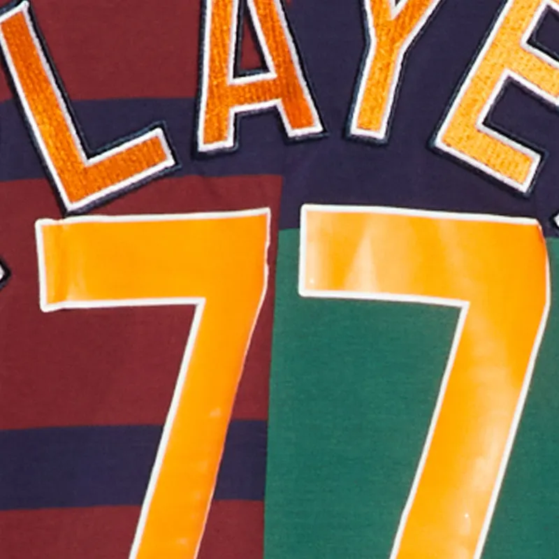 Striped Color Blocked Player Graphic Polo Shirt sold by Rainbow product image thumbnail 4