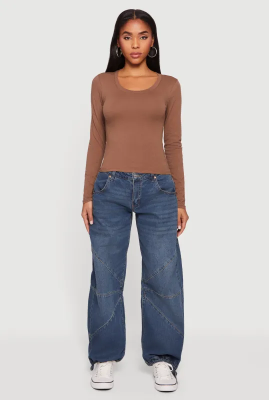 Long Sleeve Solid Tee sold by Rainbow