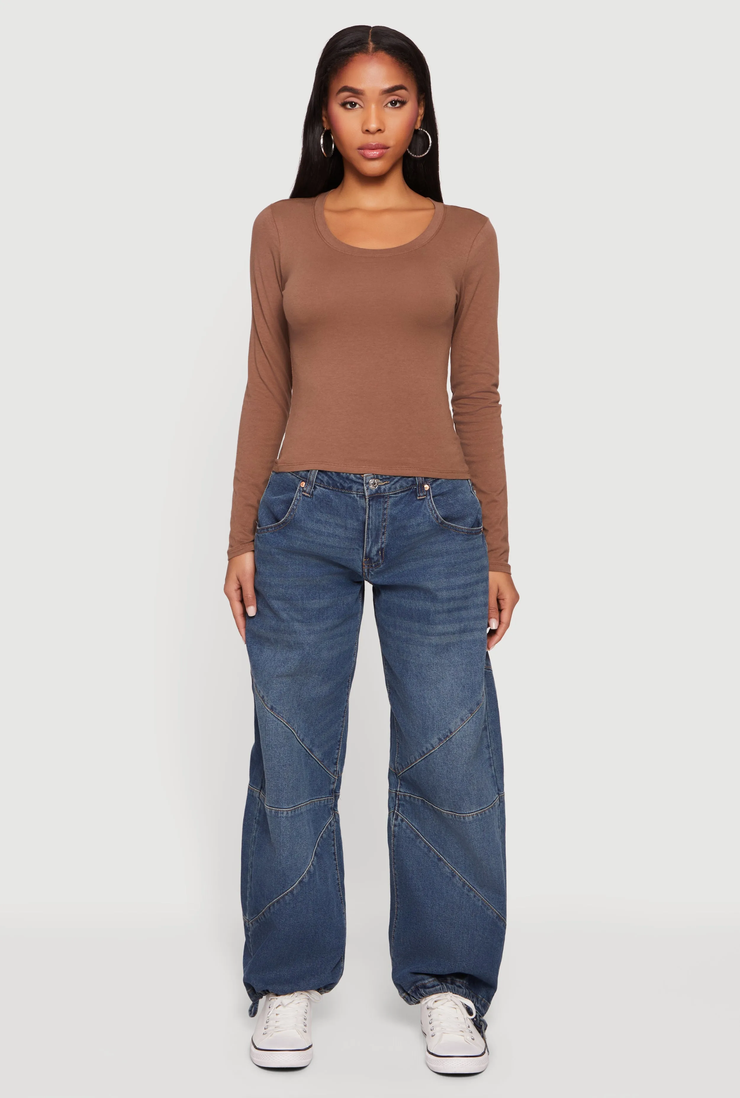 Long Sleeve Solid Tee sold by Rainbow