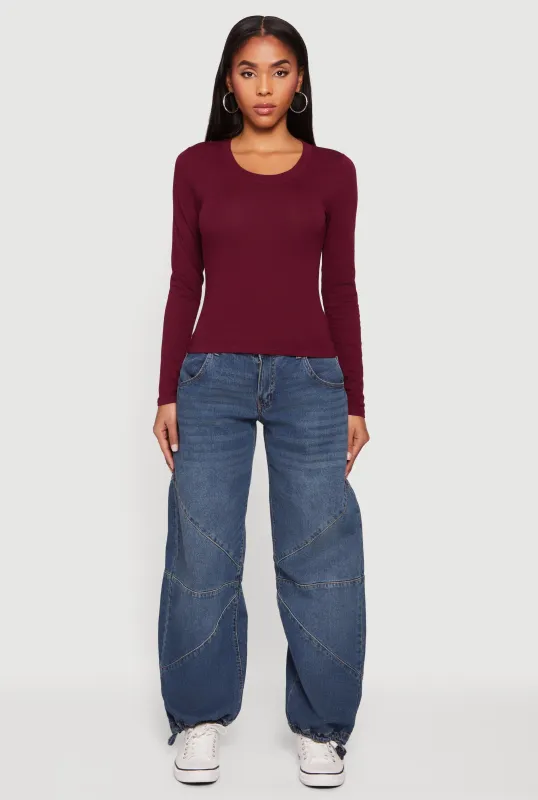 Long Sleeve Solid Tee sold by Rainbow