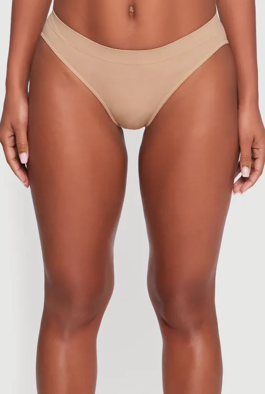Seamless Solid Bikini Underwear sold by Rainbow