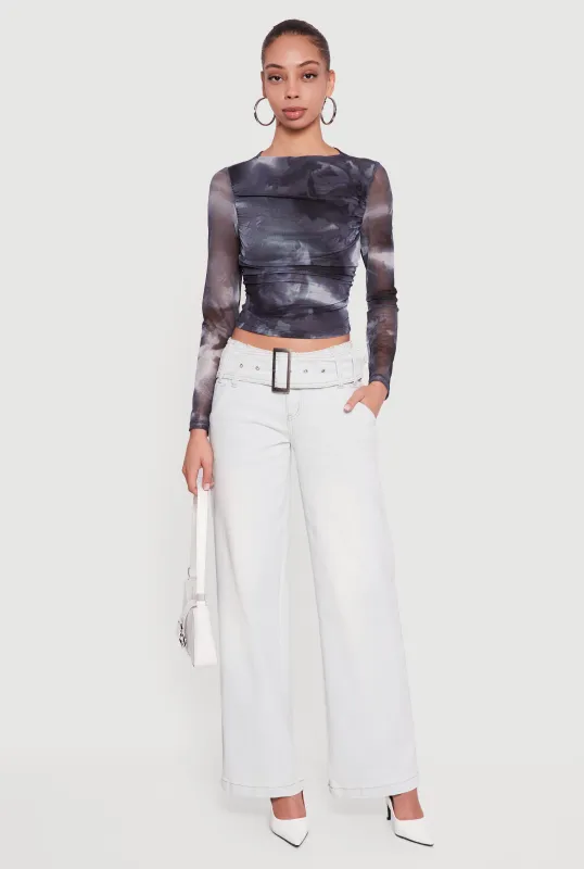 Almost Famous Belted Front Jeans sold by Rainbow