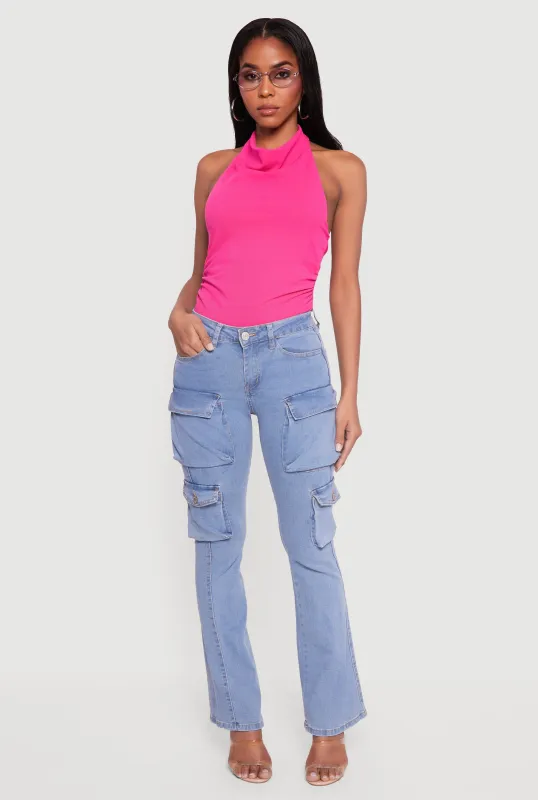 VIP Mid Rise Bootcut Cargo Jeans sold by Rainbow