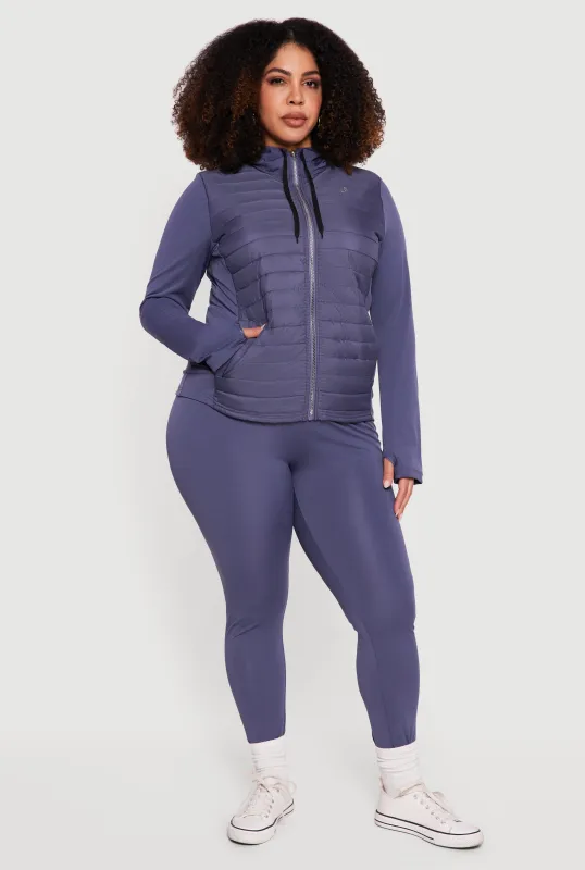 Plus Size High Waisted Active Leggings sold by Rainbow