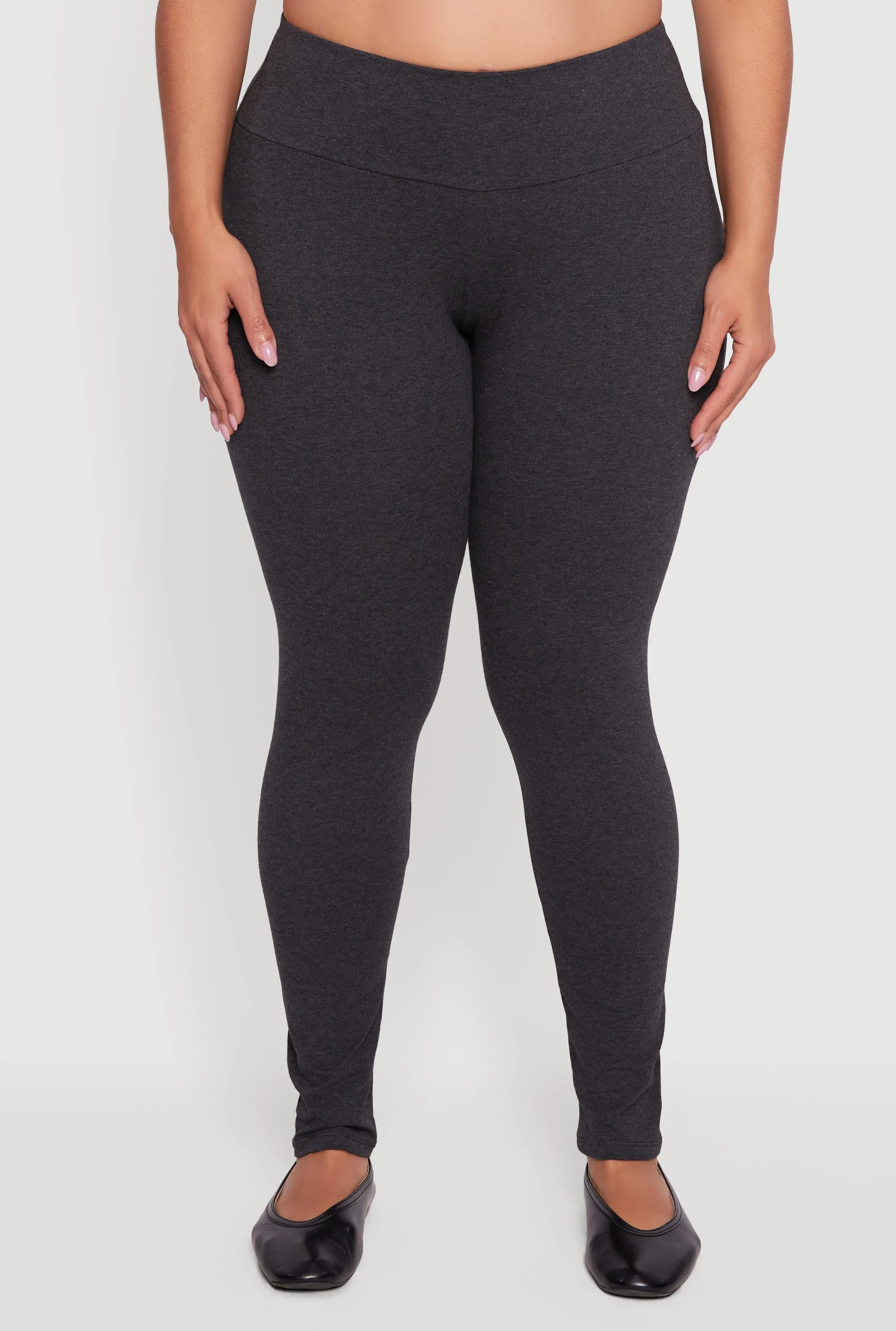 Plus Size Casual High Waisted Leggings sold by Rainbow product image thumbnail 5