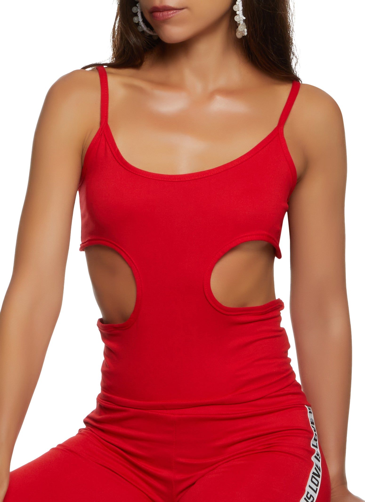 Cut Out Scoop Neck Cami sold by Rainbow