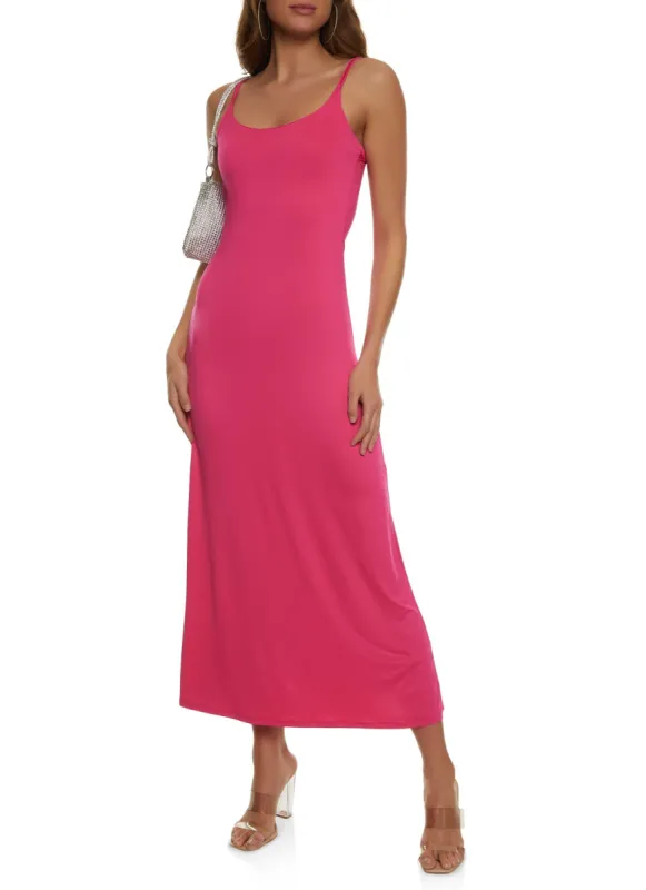 Scoop Neck Maxi Cami Dress sold by Rainbow