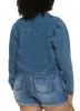 Plus Size Basic Denim Jacket sold by Rainbow