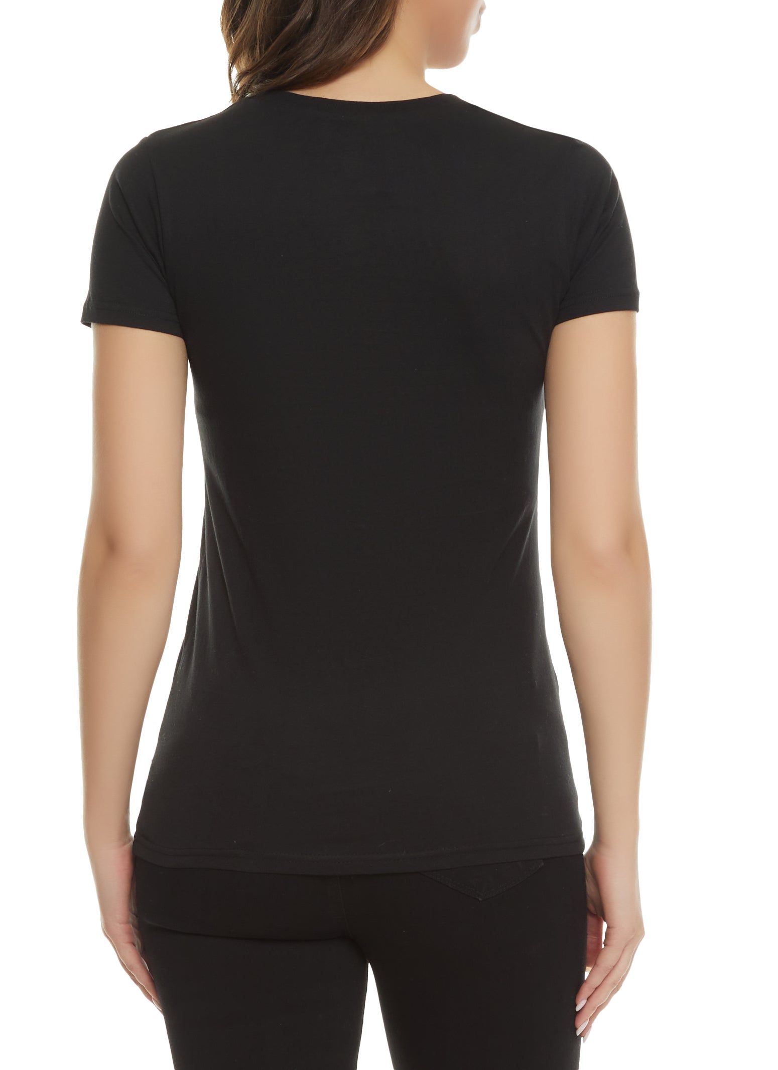 Laser Cut Crew Neck Tee sold by Rainbow product image thumbnail 2