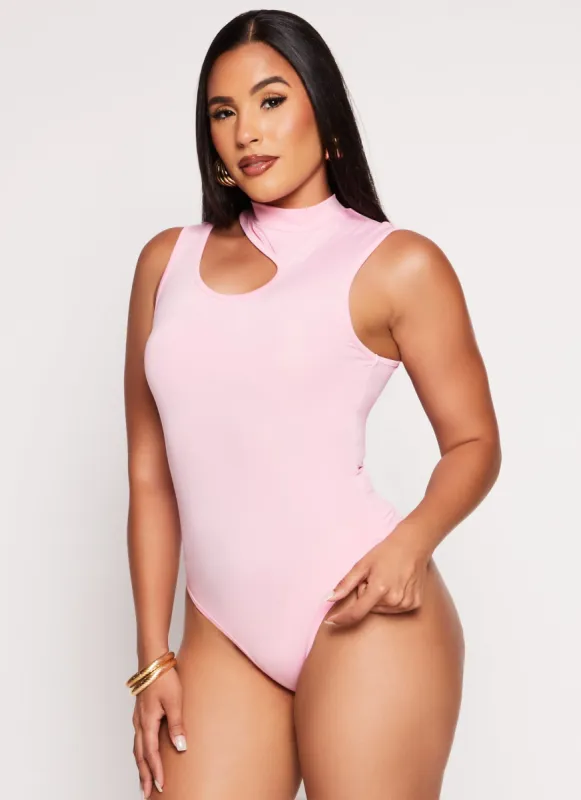 Daisy Asymmetrical Keyhole Tank Bodysuit sold by Rainbow