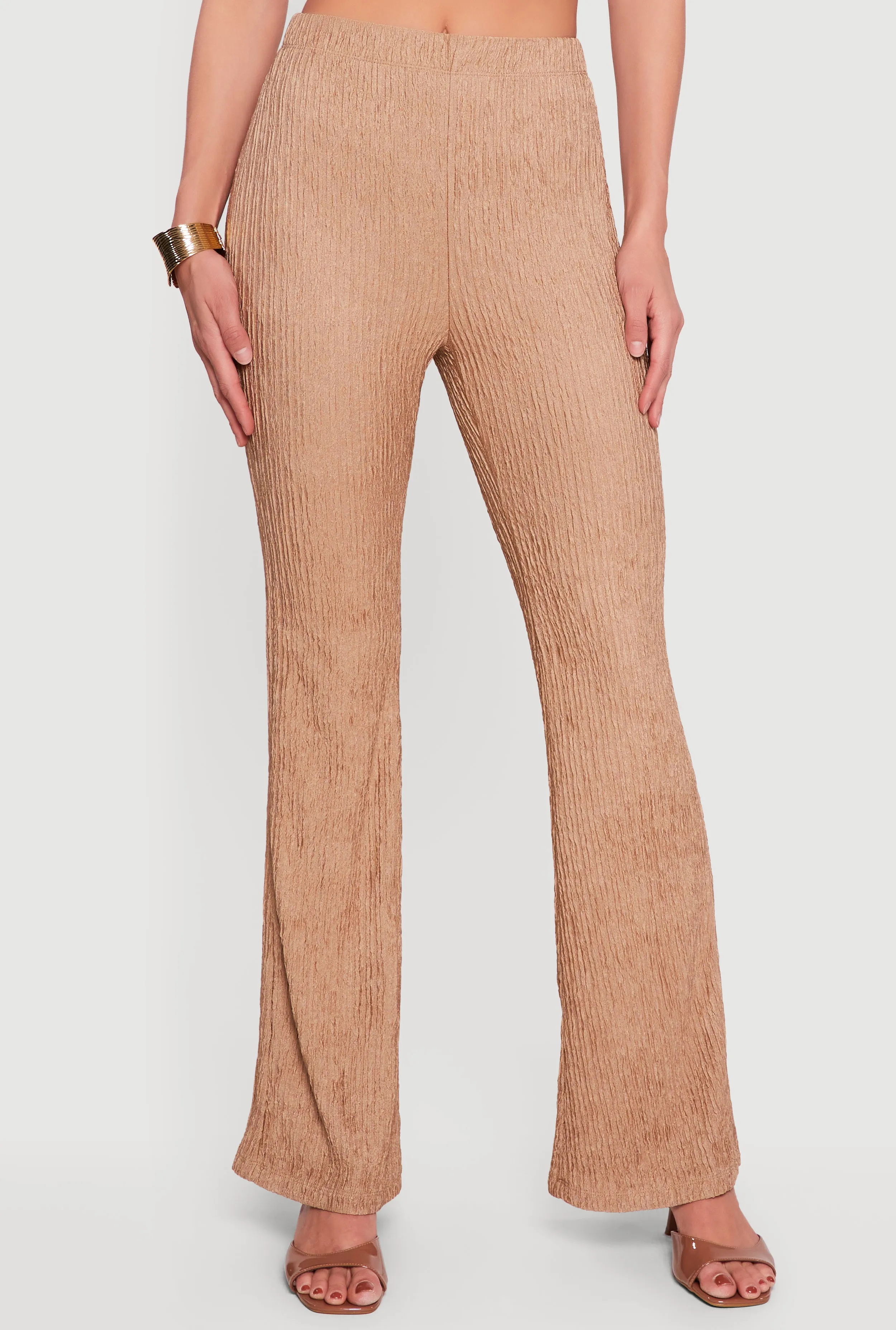 Textured Knit Pull On Slim Leg Pants sold by Rainbow product image thumbnail 2
