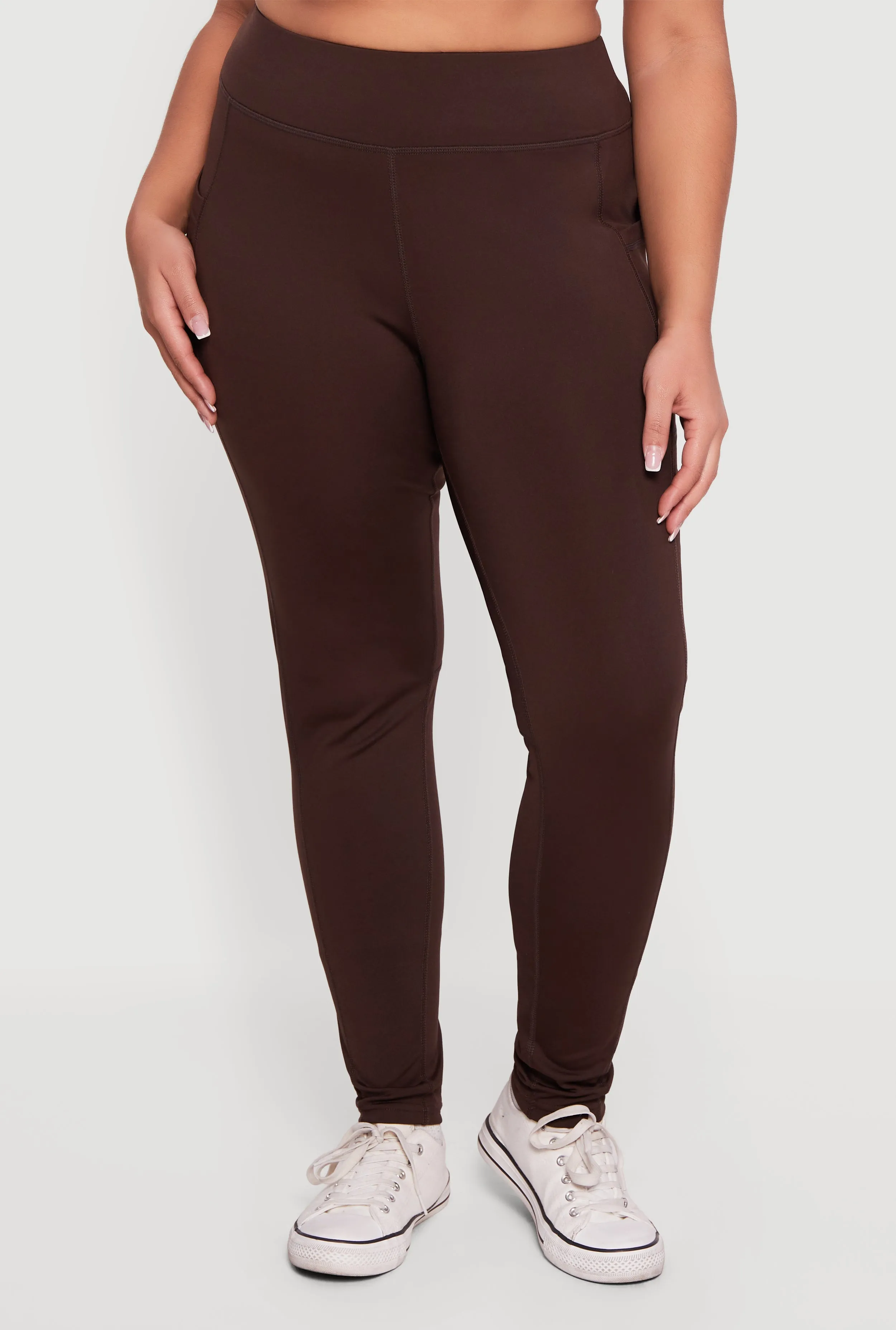 Plus Size Cell Phone Pocket High Waisted Leggings sold by Rainbow product image thumbnail 3