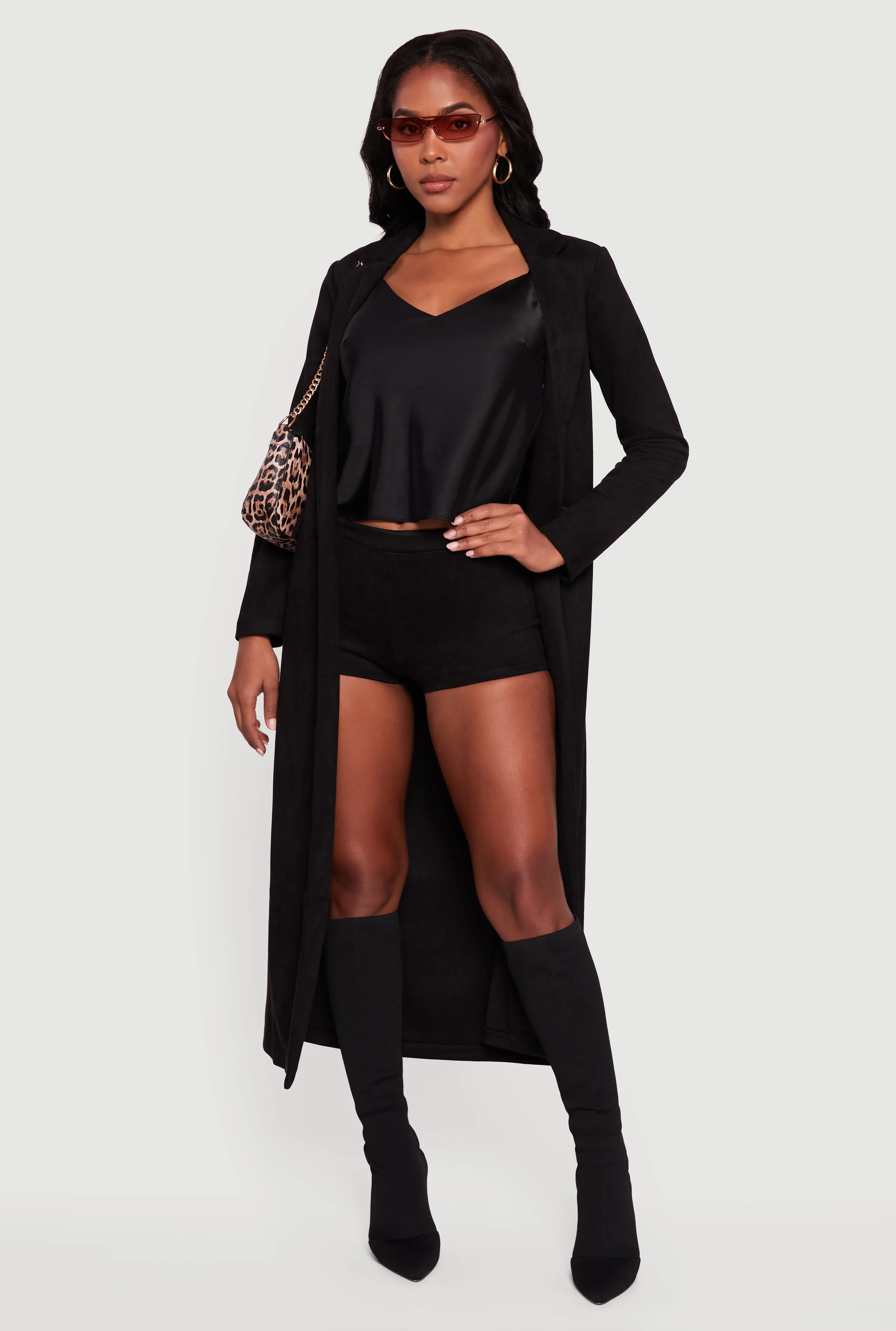 Faux Suede Micro Shorts sold by Rainbow