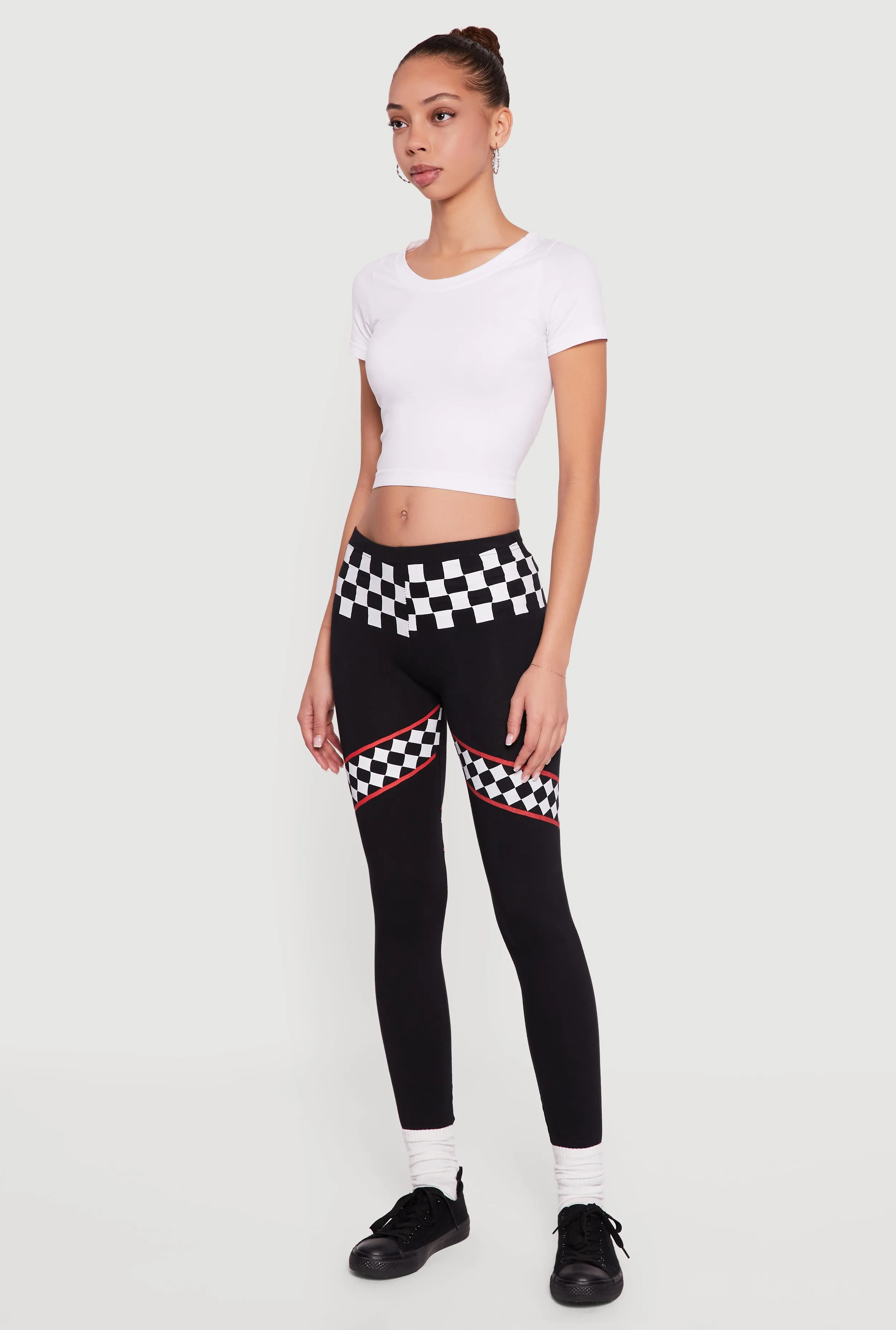 Checkered Print Leggings sold by Rainbow product image thumbnail 2