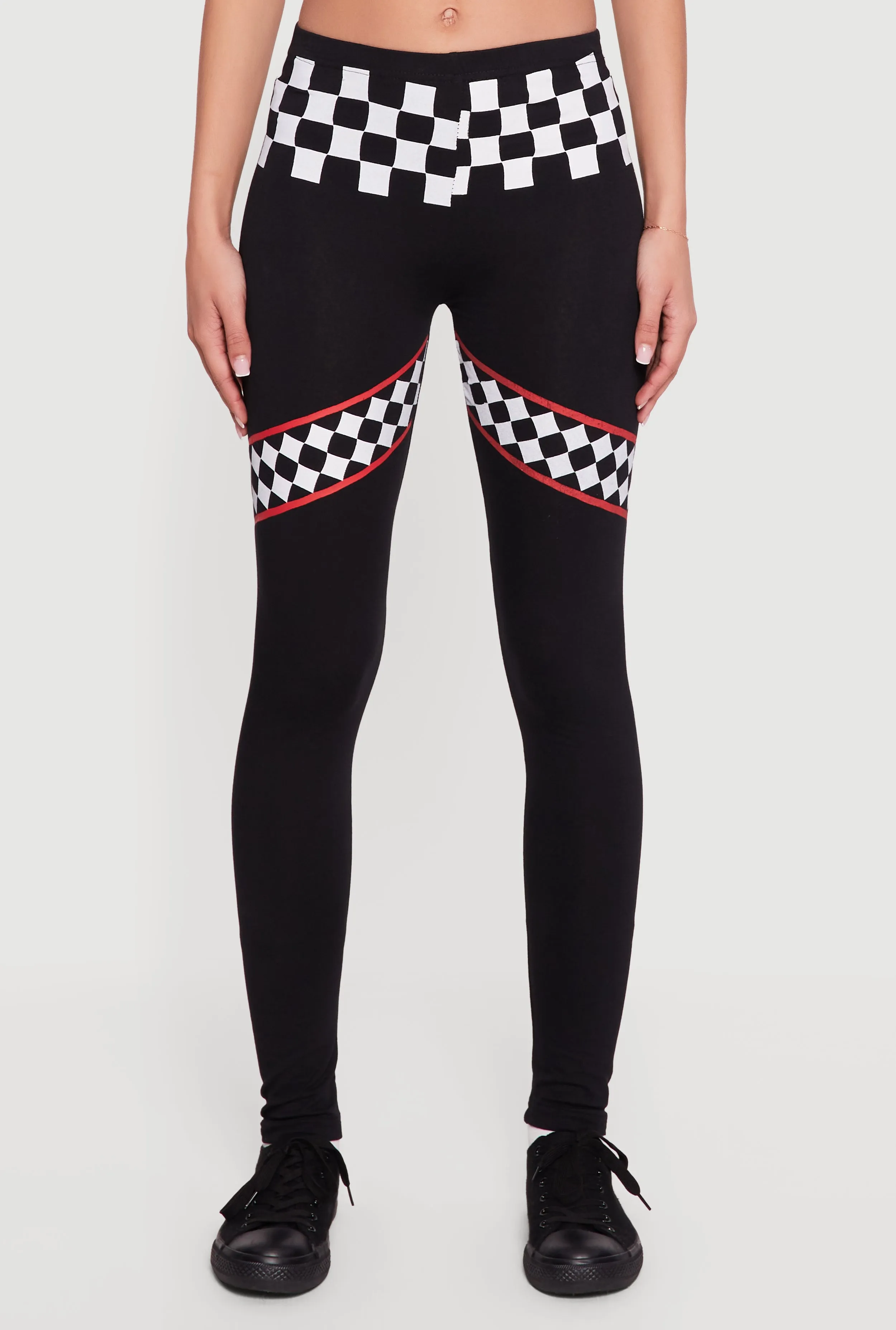 Checkered Print Leggings sold by Rainbow product image thumbnail 3
