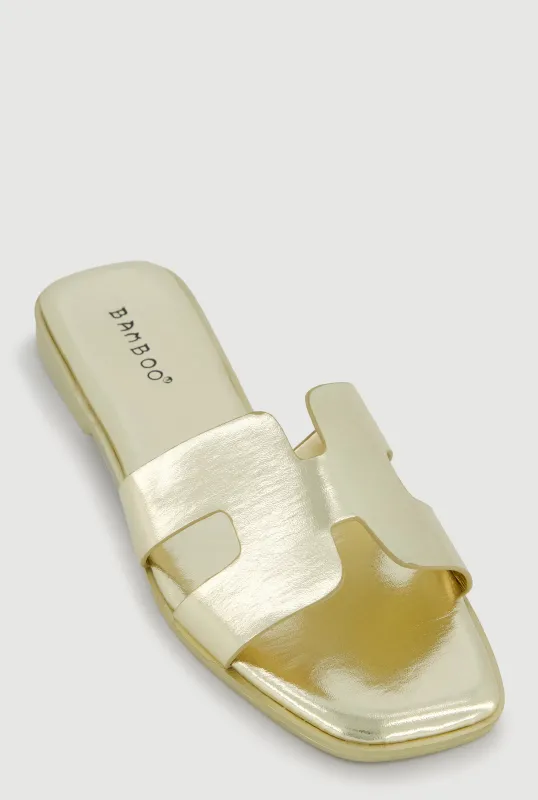 H Band Open Toe Slide Sandals sold by Rainbow