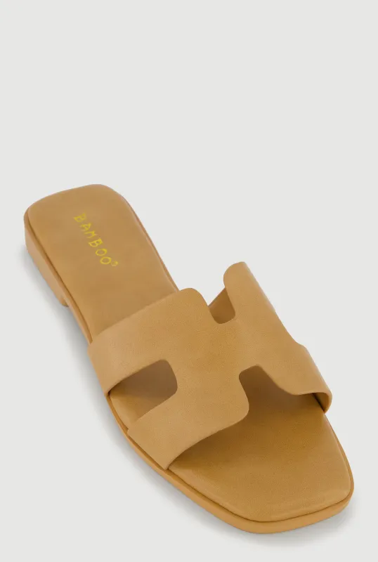 H Band Open Toe Slide Sandals sold by Rainbow