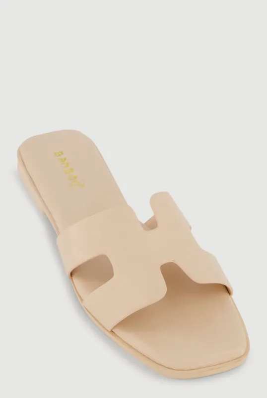 H Band Open Toe Slide Sandals sold by Rainbow