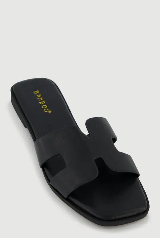 H Band Open Toe Slide Sandals sold by Rainbow