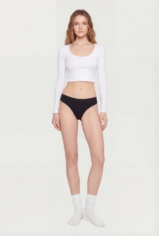 Trendy Solid Seamless Thong Panty sold by Rainbow