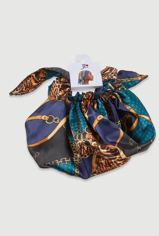 Patterned Bonnet Head Wrap sold by Rainbow