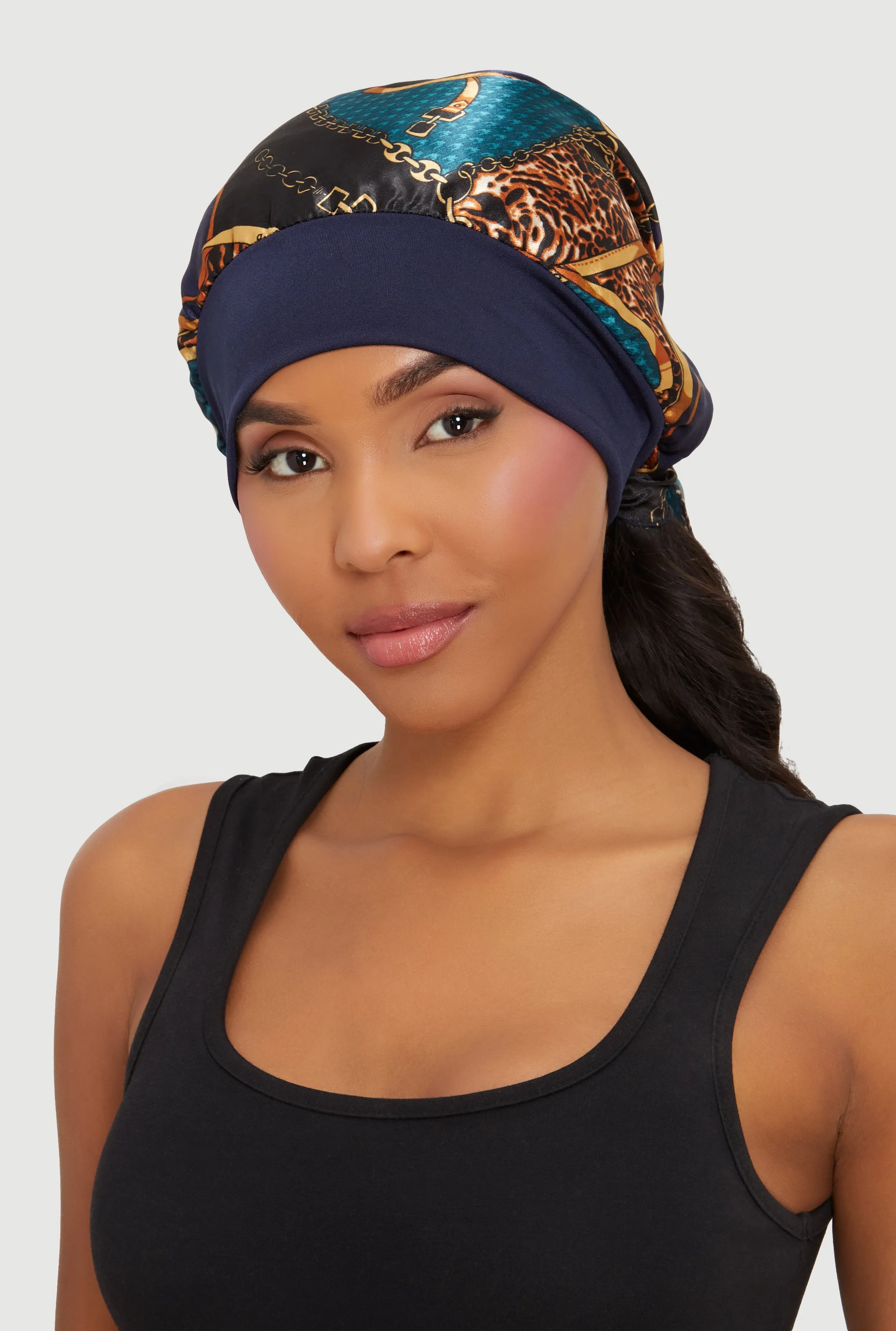 Patterned Bonnet Head Wrap sold by Rainbow product image thumbnail 2