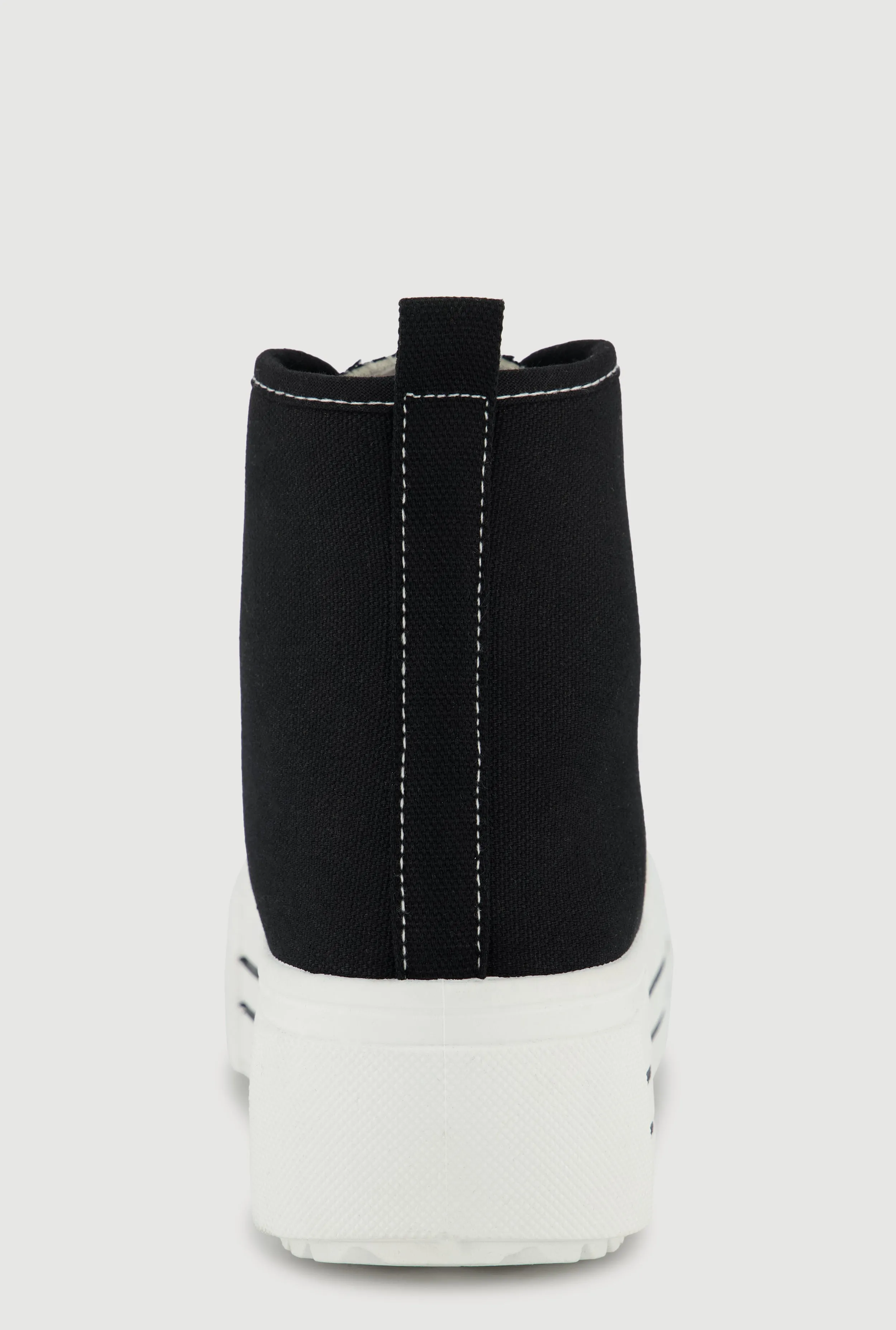 Tulle Lace Up Charm Platform High Top Sneakers sold by Rainbow product image thumbnail 3