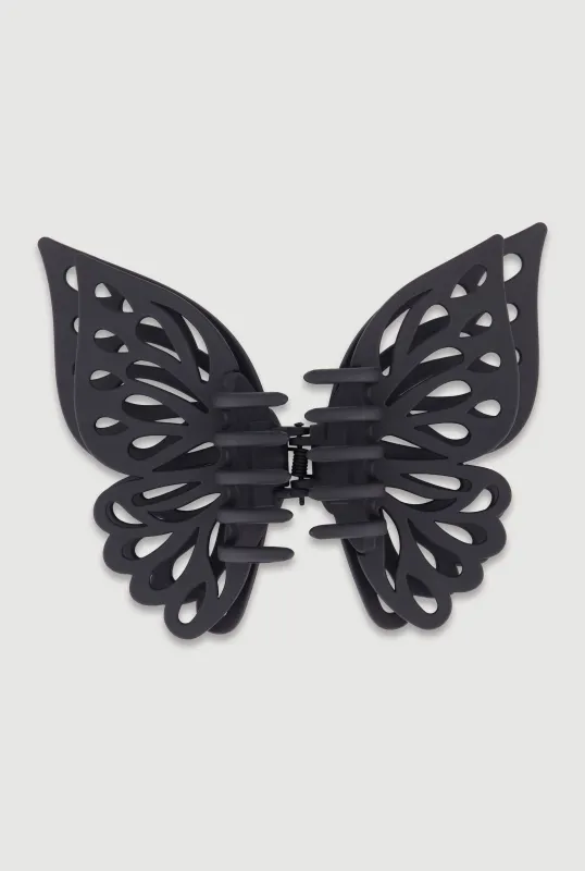 Giant Butterfly Claw Hairclip sold by Rainbow