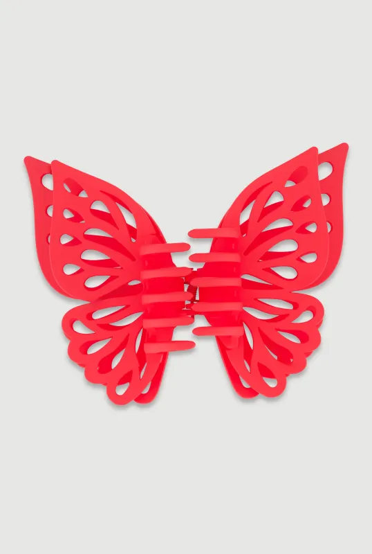 Giant Butterfly Claw Hairclip sold by Rainbow