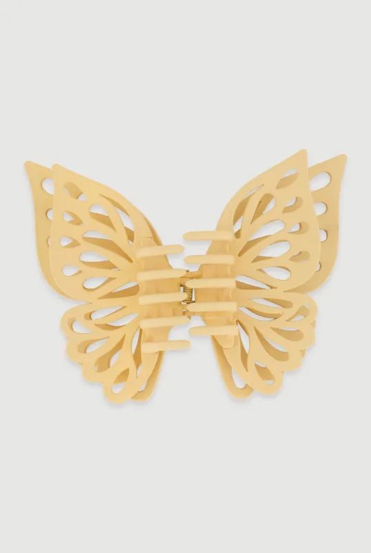 Giant Butterfly Claw Hairclip sold by Rainbow