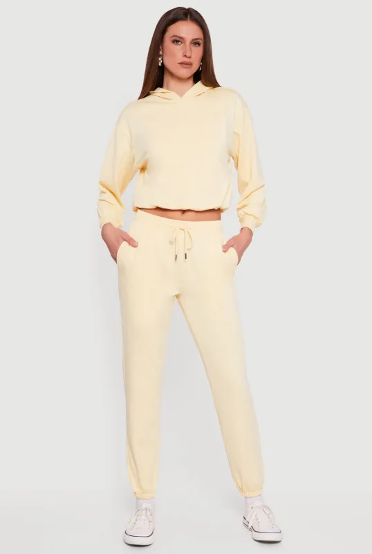 Almost Famous Fleece Sweatpants with Pockets sold by Rainbow