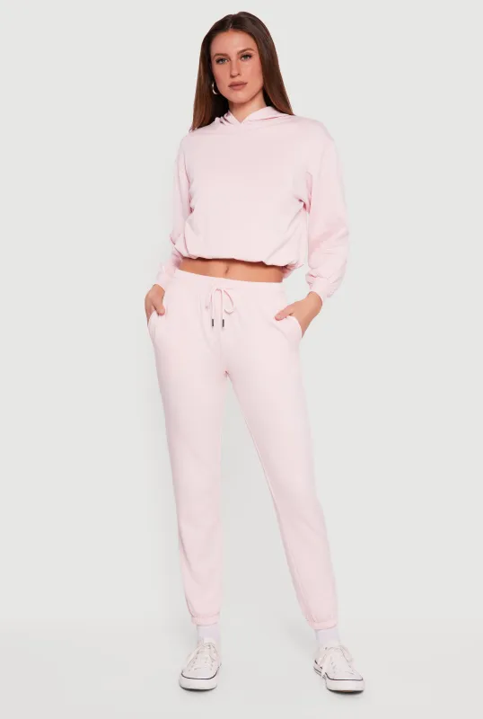 Almost Famous Fleece Sweatpants with Pockets sold by Rainbow