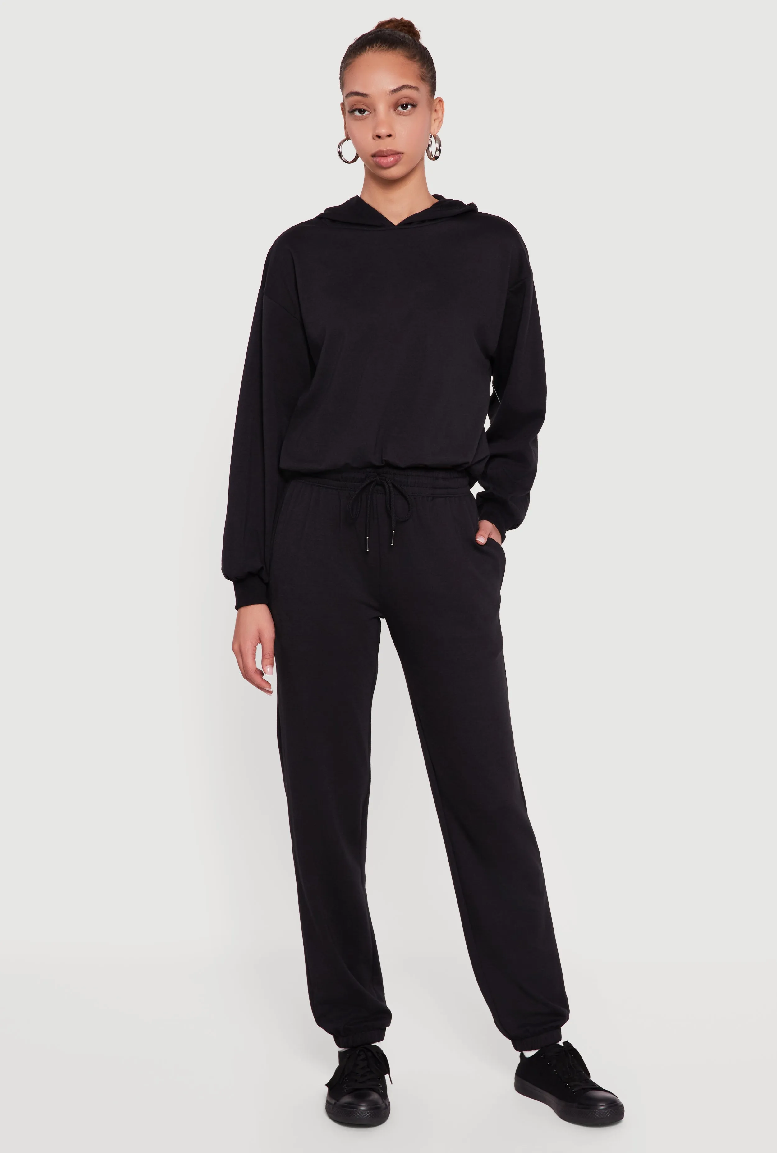 Almost Famous Fleece Cropped Hoodie sold by Rainbow product image thumbnail 2