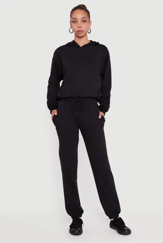 Almost Famous Fleece Sweatpants with Pockets sold by Rainbow