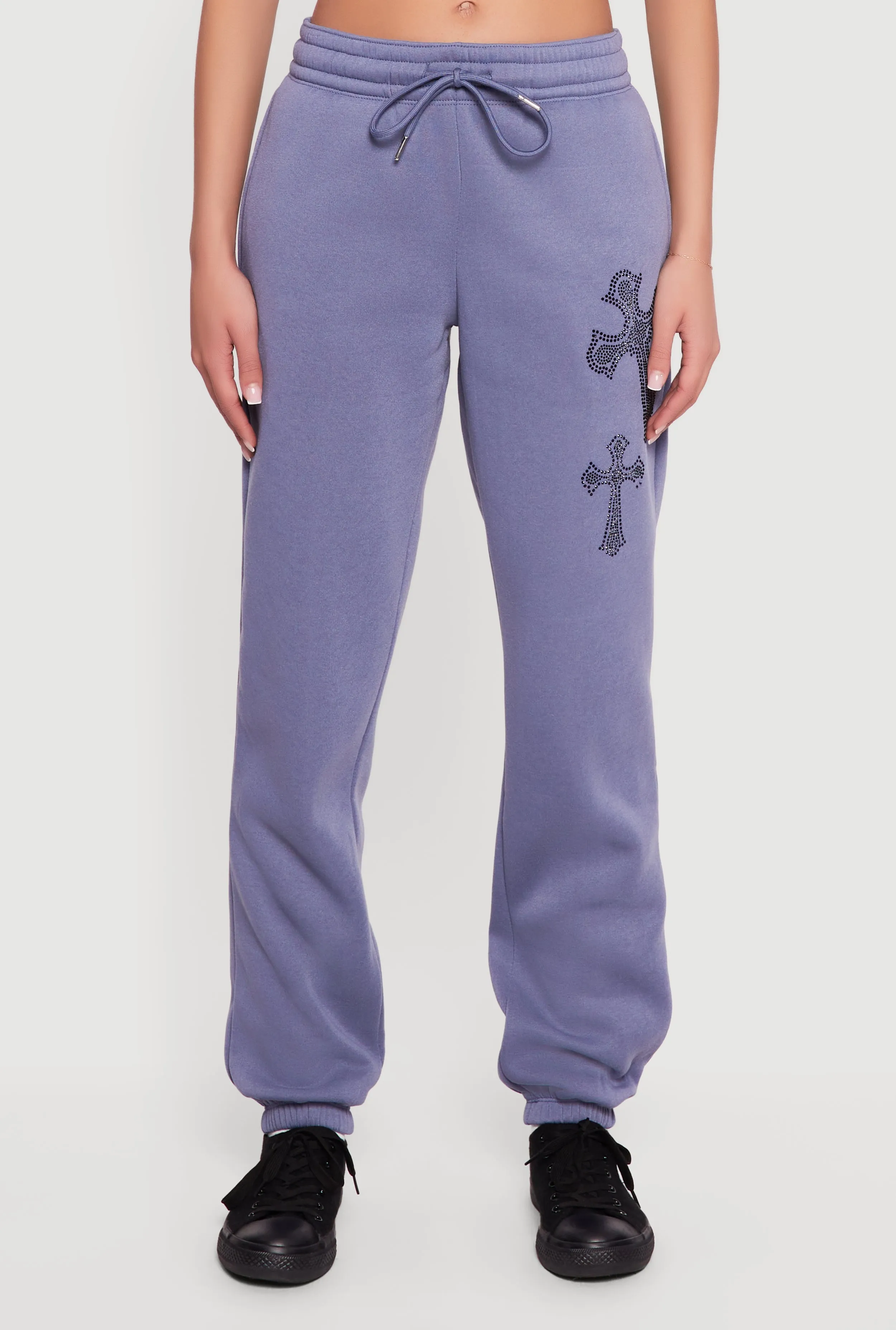 Almost Famous Rhinestone Graphic Sweatpants sold by Rainbow product image thumbnail 2