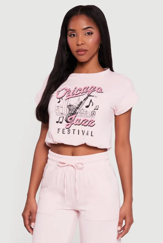 Almost Famous City Graphic Cropped T-Shirt sold by Rainbow