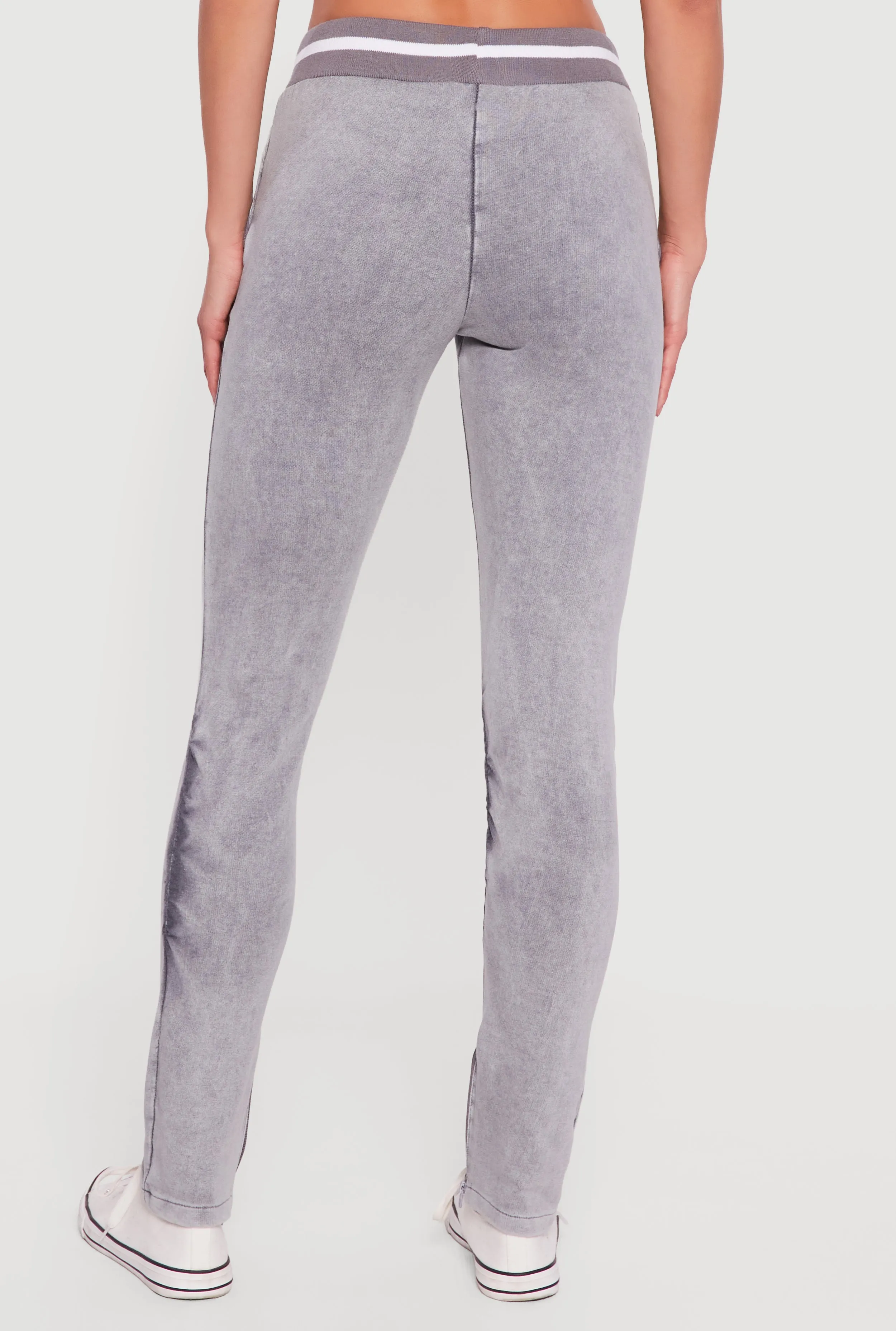 Drawstring Waist Ruched Skinny Leg Pants sold by Rainbow product image thumbnail 3
