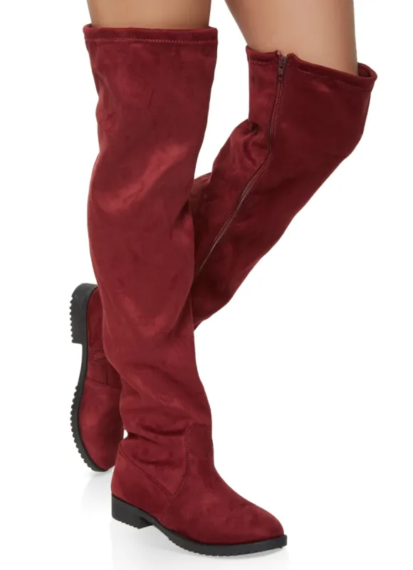 Zip Up Over the Knee Boots sold by Rainbow