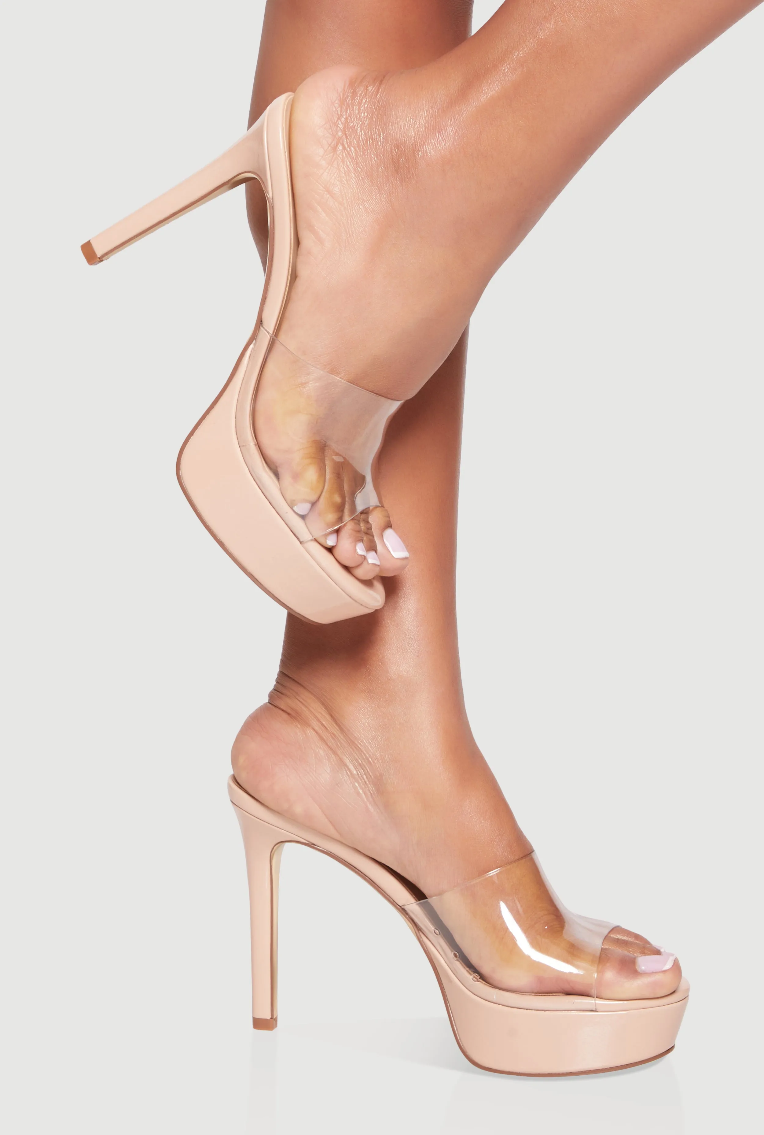 Open Toe High Heel Mules sold by Rainbow