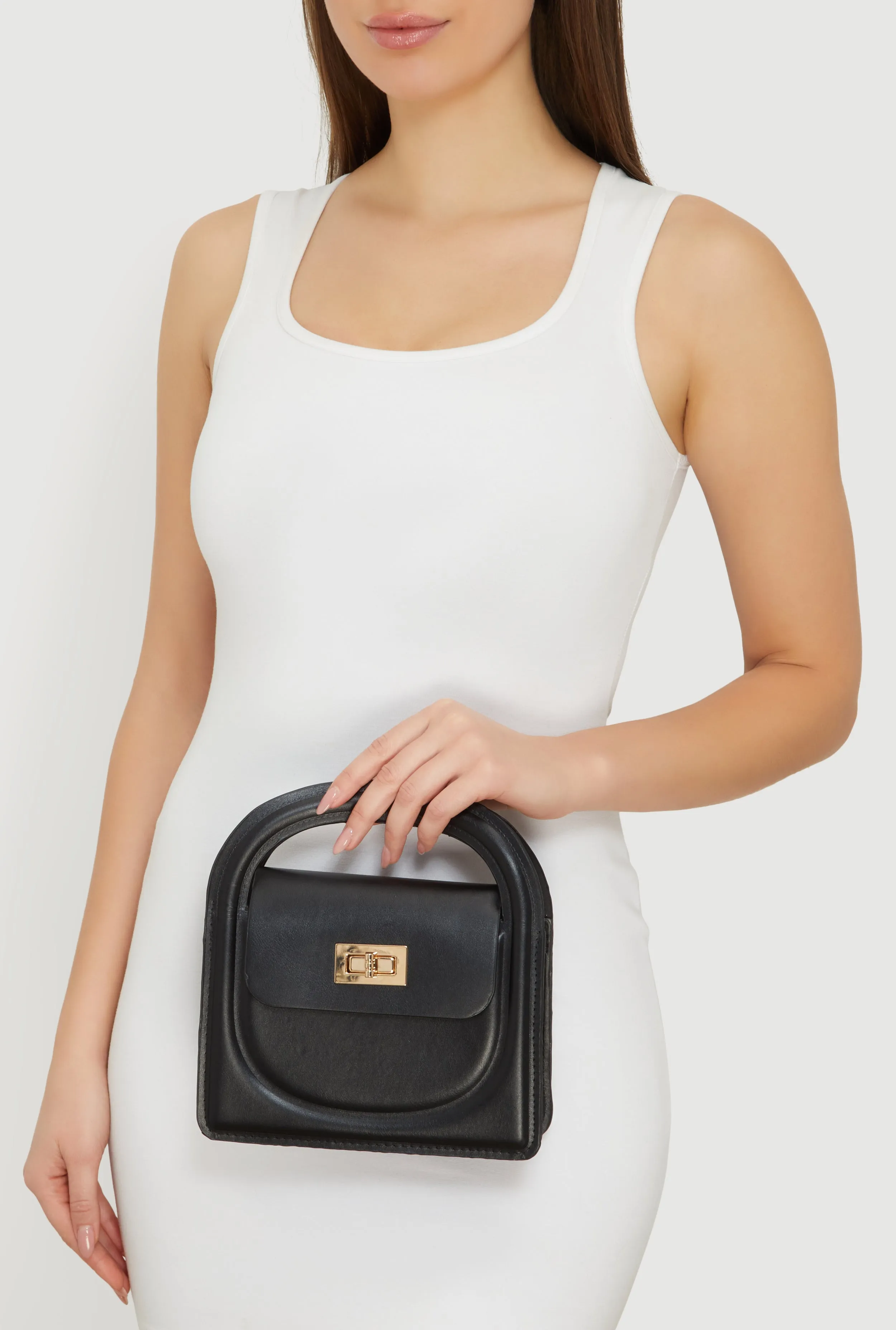 Chevron Strap Convertible Crossbody Handbag sold by Rainbow product image thumbnail 2